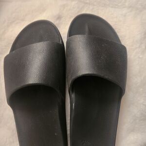 Men's Black Slide Sandals